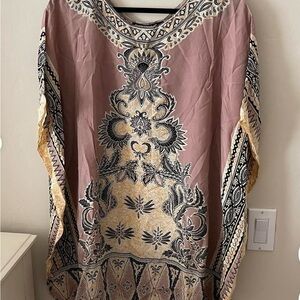 Winter Kate Silk Poncho Tunic Size XS